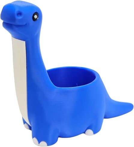 TIME&TRAVE Cute Dinosaur with Egg Pen Holder, Creative Dino Pencil Holder with Four Lovely Bookmark Desk Organizers, Office Supplies Decorations Idea Gift for Women Kids in Kuwait
