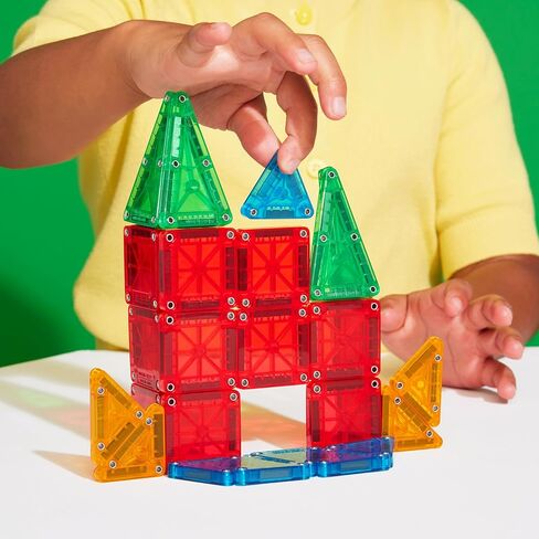 مجموعة Magna-Tiles Micromags Winter Wonder Travel Set مجموعة بناء مغناطيسية 26 قطعة ، العلامة التجارية الأصلية للمبنى المغناطيسي in Saudi Arabia