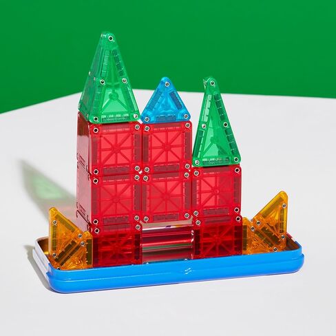 مجموعة Magna-Tiles Micromags Winter Wonder Travel Set مجموعة بناء مغناطيسية 26 قطعة ، العلامة التجارية الأصلية للمبنى المغناطيسي in Saudi Arabia