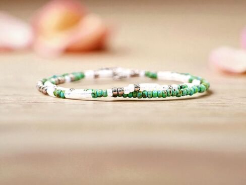 Personalized Morse Code Bracelet with your own message, Custom Gift for Her, Unique Jewelry for Women, Adjustable, Made in America, Stainless Steel, Customizable Secret Hidden Message (Silver) in Kuwait