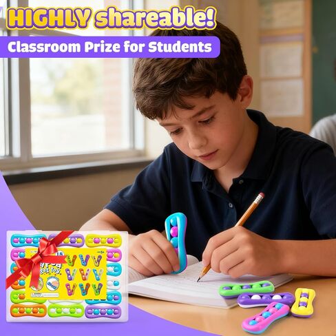 ألعاب Lesong Fidget الحسية للأطفال: 6 حزمة ألعاب الدوران الملونة - أدوات ADHD لتخفيف الإجهاد للأطفال الذين يعانون من مرض التوحد - تململ المكتب الهادئ لفصل مكتب القلق in Saudi Arabia