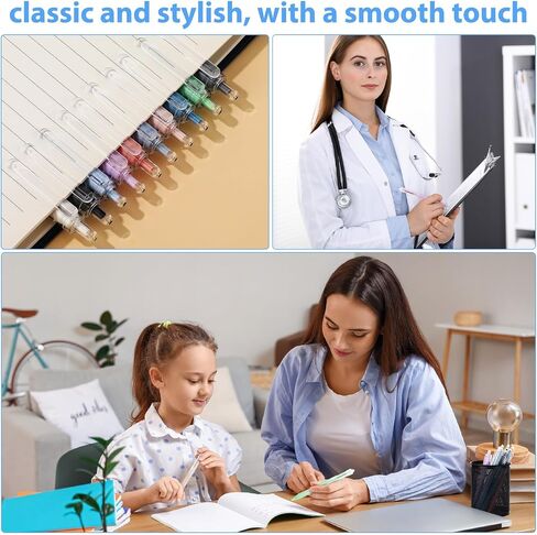200 Pack Gel Pens Bulk 0.5mm Black Gel Pen Retractable Fine Point Pens Quick Drying Smooth Writing with Comfortable Grip for School Office Journaling Note Taking and Homework in Saudi Arabia
