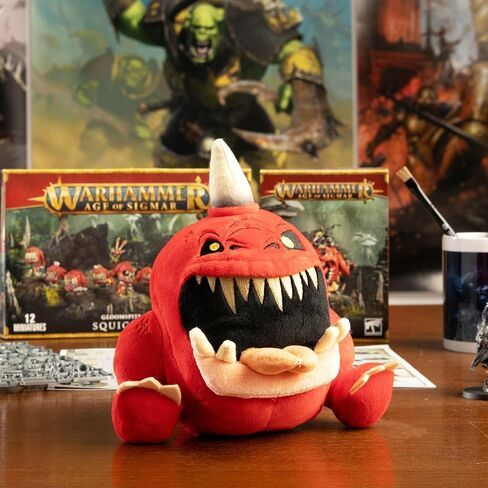 Warhammer Age of Sigmar Collectible Plushies - Fyreslayer Plushie - Perchep Games Workshop Percshand - Decore Game Decor in Kuwait