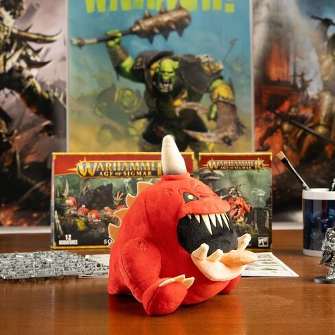 Warhammer Age of Sigmar Collectible Plushies - Fyreslayer Plushie - Perchep Games Workshop Percshand - Decore Game Decor in Kuwait