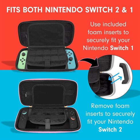 Sonix Carrying Case for Nintendo Switch 2 (2025), Protective Travel Case with Game Cartridge Storage in Saudi Arabia