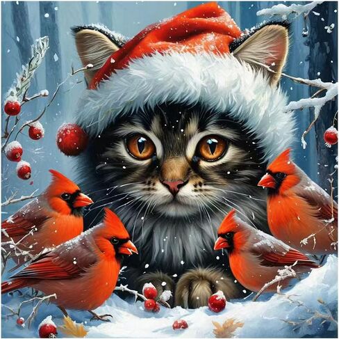 hill froeistung Santa Claus Diamond Painting Kits for Adults,Deer Diamond Art for Beginners, 5D DIY Full Drill Round Gem Art Craft Home Wall Decor Gift 12x12 inch in Saudi Arabia