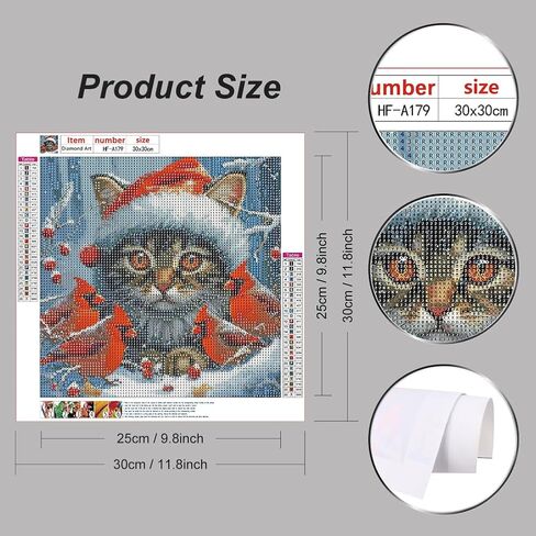 hill froeistung Santa Claus Diamond Painting Kits for Adults,Deer Diamond Art for Beginners, 5D DIY Full Drill Round Gem Art Craft Home Wall Decor Gift 12x12 inch in Saudi Arabia