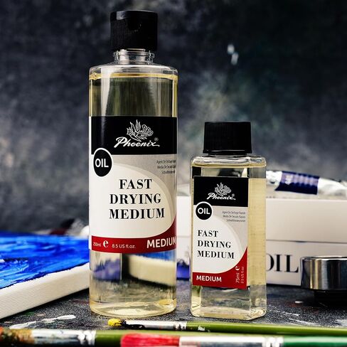 Phoenix Painting Diluent - 16.9 Fl Oz./ 500 مل منظف فرشاة الزيت ، أرق طلاء الزيت بدون رائحة ، مذيبات معدنية مذيب ، رسم للفنانين in Kuwait