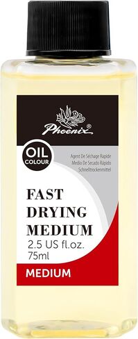 Phoenix Painting Diluent - 16.9 Fl Oz./ 500 مل منظف فرشاة الزيت ، أرق طلاء الزيت بدون رائحة ، مذيبات معدنية مذيب ، رسم للفنانين in Kuwait