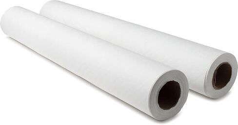 Exam Table Paper - 18''X225’ Disposable Smooth Barrier Cover Roll (2 Pack) 18 inch Wide Paper Rolls for Spas, Daycares, Doctors, Chiropractors, Examination and Massage Tables in Saudi Arabia