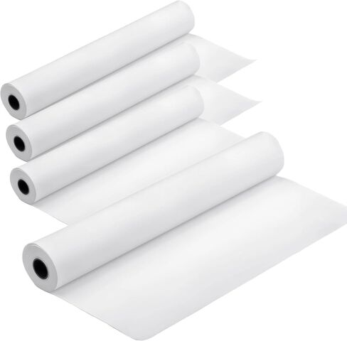Exam Table Paper - 18''X225’ Disposable Smooth Barrier Cover Roll (2 Pack) 18 inch Wide Paper Rolls for Spas, Daycares, Doctors, Chiropractors, Examination and Massage Tables in Saudi Arabia