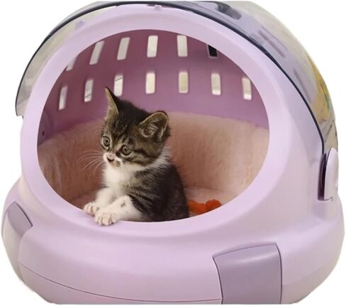 Cat Space Capsule Nest Box Box Pet Case Flight Case Case Portable Bag Simple and Treasable (Beige) in Kuwait