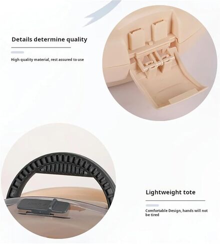 Cat Space Capsule Nest Box Box Pet Case Flight Case Case Portable Bag Simple and Treasable (Beige) in Kuwait