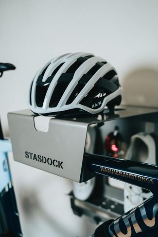Wall Bike Rack | Bike Storage Wall Mount System | for Race Bicycles (Happy Black) and Mountain Bikes | Bike Shelf | Indoor Bike Wall Bracket | Store Your Helmet and Shoes | Home and Garage in Saudi Arabia