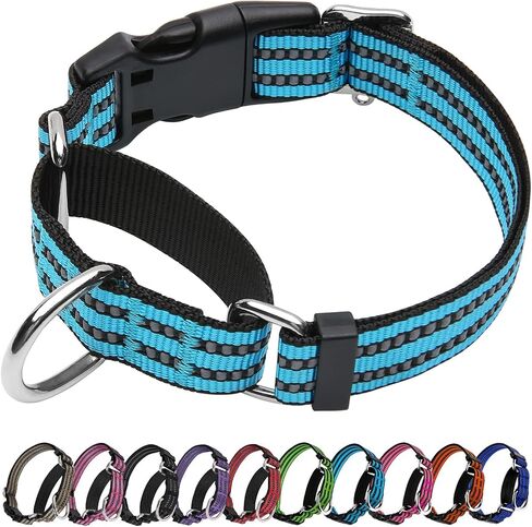 Martingale Collar for Dogs, No Pull No Choking(Forest Green,L) in Saudi Arabia