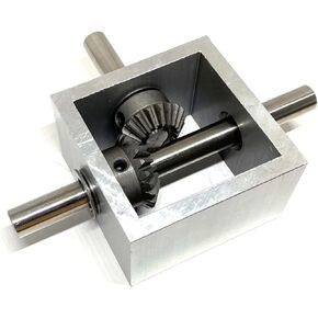 Miter Transmission 1pcs 1:1 Differential Assembly Gearbox 90° Right Angle Bevel Gear Gearbox 1.25M 20T Bevel Gear 10MM Shaft Corner Reversing Device Pinion Mechanical (Color : 1 Ratio 1, Si in Kuwait