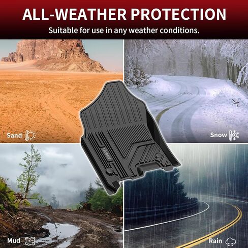 LASFIT 5.7FT Truck Bed Mat for Ram 1500 2002-2018 & 1500 Classic 2019-2024 (5FT7/67.4 inches) NOT for Optional Rambox, All Weather Custom Fit TPE Truck Bed Liner in Saudi Arabia