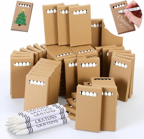 Amsoingspark 150 PCS العودة إلى اللوازم المدرسية للملون البيضاء مجموعة كبيرة مع DIY 25 صناديق الطلاء ملون الباستيل أبيض فقط للمعلمين في الفصول الدراسية حفلة عيد ميلاد هدايا عيد الميلاد تبرع in Kuwait