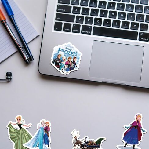 52pcs Disney Princess Stickers for Kids,Vinyl Waterproof Princess Decal for Water Bottle Laptop Toy Sticker for DIY Decorate Bumper Phone Hard Hat Kids Teens Gifts in Kuwait