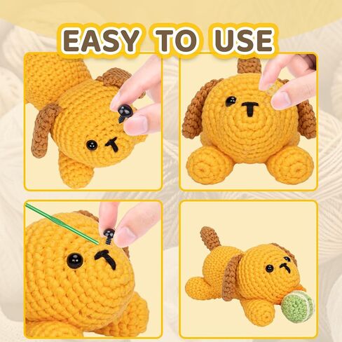 567Pcs Safety Eyes and Noses for Crocheting,1Pack Safety Eyes Tool ，5 Size Safety Eyes & 6 Type Safety Noses with 300Pcs Washers,Safety Eyes Set for Amigurumi,Stuffed Animals Safety Eyes in Kuwait