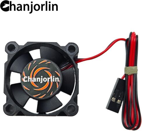 2Pack RC Car Motor Cooling Fan 25mm 30mm 40mm 50mm High Speed Heatsink 28000RPM ESC Fans for 1/8 1/7 1/10 1/12 Scale Truck Off Road Crawler Car Boat 540 550 Brushless Brushed Motors (25mm) in Saudi Arabia