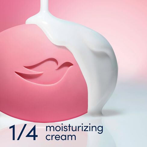 Dove Beauty Bar Soap Rebalancing White Peach & Rice Milk 6 Count for a Nourished and Moisturized Skin, with ¼ Moisturizing Cream Plant-Based Formula, 3.75 oz in Kuwait