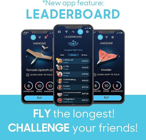 Powerup New Starflux DIY Balsa Wood RC Airplane Kit - Build & Fly Smartphone Plane 4.0 | صنع في الولايات المتحدة الأمريكية ، تصميم 2 في 1 ، طقم STEM للمراهقين والهواة in Kuwait