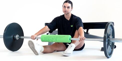 UPPPER Barbell Pad for Hip Thrusts and Glute Bridges - 1.5" Thick Foam for Comfort and Support, Secure Hook-and-Loop Closure - Fits Olympic & Standard Bars | Premium Fitness Gear in Saudi Arabia
