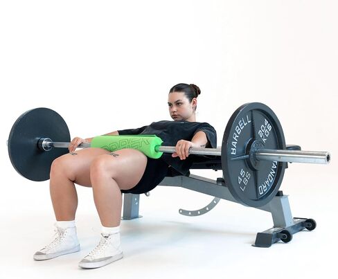 UPPPER Barbell Pad for Hip Thrusts and Glute Bridges - 1.5" Thick Foam for Comfort and Support, Secure Hook-and-Loop Closure - Fits Olympic & Standard Bars | Premium Fitness Gear in Saudi Arabia