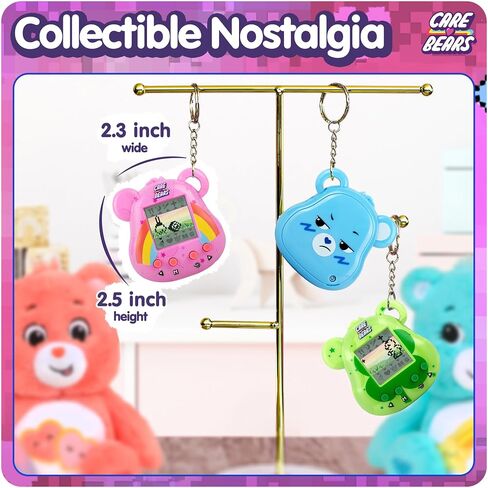 Care Bears Digital Pet - مشاركة Pear Nano Pet مع ميزات الرعاية ، وشاشة 1.4 بوصة ، وحيوانات أليفة تفاعلية باليد in Kuwait