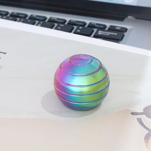 Kinetic Spinning Desk Toys, Fidgets for Anxiety and Stress for Adult Teen Cool-Stuff, Party Gifts for Christmas & Halloween (Circular/Cylindrical/Conical) in Saudi Arabia