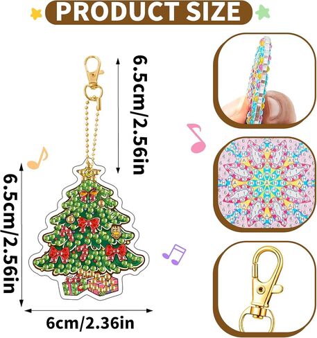 LOMSIOY DIY Diamond Art Keychains Kit – 9PCS Double-Sided Cute Key Rings with African Woman, Cartoon Designs – Diamond Painting Keychains for Bag, Car, Party, Gift Decor, Phone Case, Garden in Saudi Arabia
