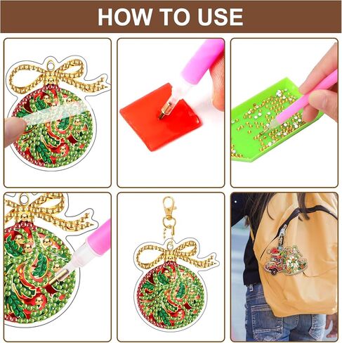 LOMSIOY DIY Diamond Art Keychains Kit – 9PCS Double-Sided Cute Key Rings with African Woman, Cartoon Designs – Diamond Painting Keychains for Bag, Car, Party, Gift Decor, Phone Case, Garden in Saudi Arabia