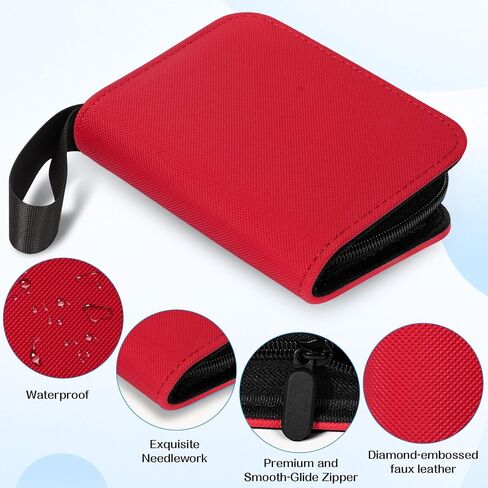 1 BONDER CARCE BINDER-ألبوم بطاقة تداول قابلة للتحصيل ، حامل بطاقات واحد مع 20 صفحة ، يحمل 40 بطاقة ، وموثق صغير التحميل للـ TCG و MTG والرياضة والبيسبول وكتاب البطاقات الرياضية الصغيرة in Saudi Arabia
