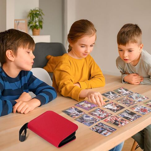 1 BONDER CARCE BINDER-ألبوم بطاقة تداول قابلة للتحصيل ، حامل بطاقات واحد مع 20 صفحة ، يحمل 40 بطاقة ، وموثق صغير التحميل للـ TCG و MTG والرياضة والبيسبول وكتاب البطاقات الرياضية الصغيرة in Saudi Arabia