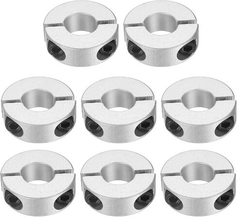 uxcell 4 Pcs Double Split Shaft Collar, 60mm Bore Two Piece Clamping Collar 95mm OD 22mm Thickness, Aluminum Alloy Set Screw Split Collar in Saudi Arabia