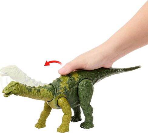 Mattel Jurassic World Rebirth Wild Roar Baryonyx Dinosaur Toy with tairconded chomp multi-Direction Attack in Kuwait