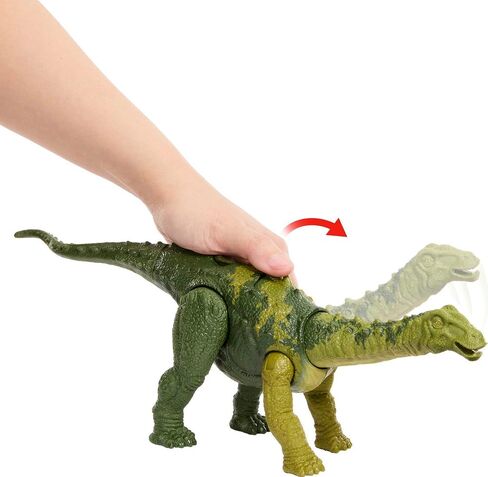 Mattel Jurassic World Rebirth Wild Roar Baryonyx Dinosaur Toy with tairconded chomp multi-Direction Attack in Kuwait