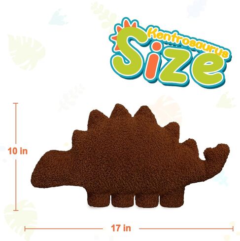 Dino Nugget Pillow for Birthday Gifts, Chicken Dinosaur Nuggets Plush Pillow Funny Gifts for Boys Girls, Funny Stuffed Animal Dino Pillow Cute Dinosaur Plush for Kids and Teens(Small, Tyran Rex) in Saudi Arabia