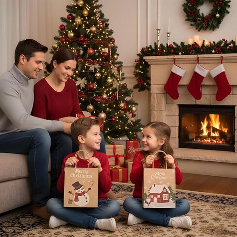 Brothersbox 32pcs أكياس هدايا ورقية صغيرة مع مقابض 6.3 "x3.15" × 8.7 "، 8 ألوان قوس قزح كرافت غودي أكياس ، حقيبة لصالح الحفلات لعيد ميلاد الأطفال ، الاحتفالات ، البيع بالتجزئة ، الحرف ، الزفاف in Kuwait