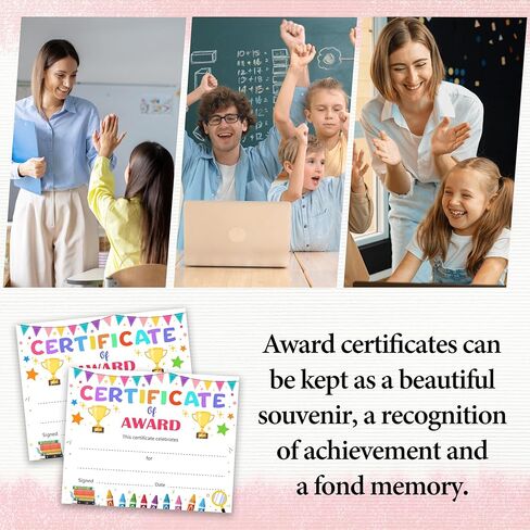 Certificate of Award, Space Achievement Certificates Paper for Kids, Back to School Teachers Supplies, Student of The Month Award Certificate, Certificates of Recognition for Students, 25 Pcs (14) in Kuwait