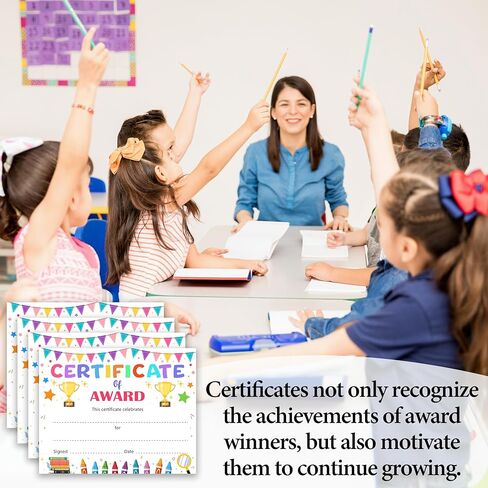 Certificate of Award, Space Achievement Certificates Paper for Kids, Back to School Teachers Supplies, Student of The Month Award Certificate, Certificates of Recognition for Students, 25 Pcs (14) in Kuwait