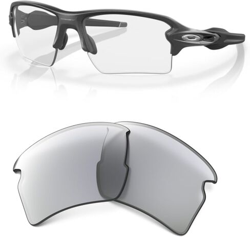 Oakley Authentic Flak 2.0 XL OO9188 Polarized REPLACEMENT Lenses +BUNDLE Bag+ BUNDLE with Designer iWear Kit in Kuwait