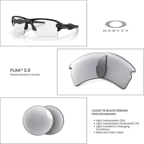 Oakley Authentic Flak 2.0 XL OO9188 Polarized REPLACEMENT Lenses +BUNDLE Bag+ BUNDLE with Designer iWear Kit in Kuwait