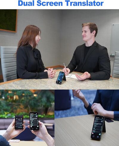 iTour Detachable Language Translator Device, Upgraded Instant Voice Translator, Real Time Dual Screen AI Translator with 139 Languages, Online & Offline & Photo & Group Chat & Text Translation in Kuwait