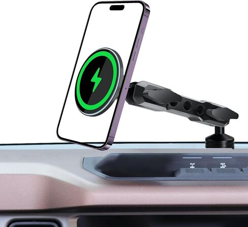 حامل جبل الهاتف لفورد برونكو 2021 2022 2023 2024 2025 2/4 الباب ، Magsafe Phone Mount ، حامل هاتف مغناطيسي لـ iPhone 17 16 15 14 13 12 ، للاطلاع على إكسسوارات فورد برونكو (وليس لبرونكو سبورت) in Kuwait