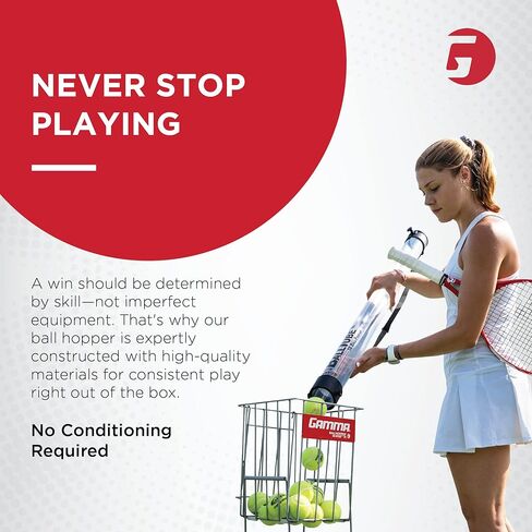 Gamma Sports Ballhopper ، Brute 325 ، Hoppette 50 ، Hi Rise 75 ، & Pro 90 ، Tennis Ball Hoppers & Carts ، Easy Up ، Carry & Storage ، Date ، Pickleball ، Padel in Saudi Arabia