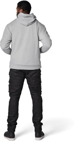 NBT Clothing Body Guard Hoodie 2.0 - MEN MEN AA AA مصنفة قابلة للإزالة للدراجات النارية ، وبطن أراميد ، أسود/رمادي in Saudi Arabia