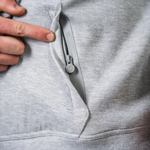 NBT Clothing Body Guard Hoodie 2.0 - MEN MEN AA AA مصنفة قابلة للإزالة للدراجات النارية ، وبطن أراميد ، أسود/رمادي in Saudi Arabia
