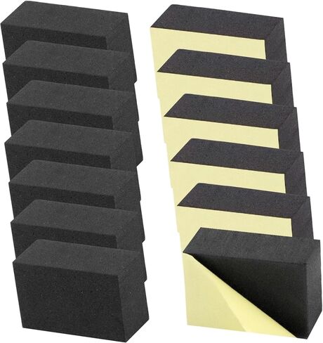 12-Pack 10mm Thick EVA Foam Adjustment Pads for Jazzmaster Pickups & Bass Pickups - 70x30x10mm Self-Adhesive Anti-Vibration Pickup Covers Precision Cutting & Enhanced Support in Saudi Arabia